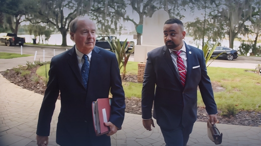 Two attorneys walking